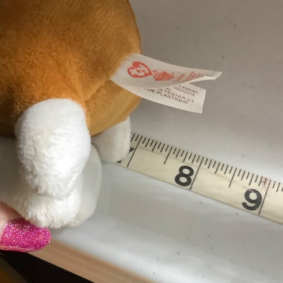 Ty Paw Patrol Tracker Beanie Baby Plush Toy Chihuahua Dog Green Hat 7” - Picture 6 of 6